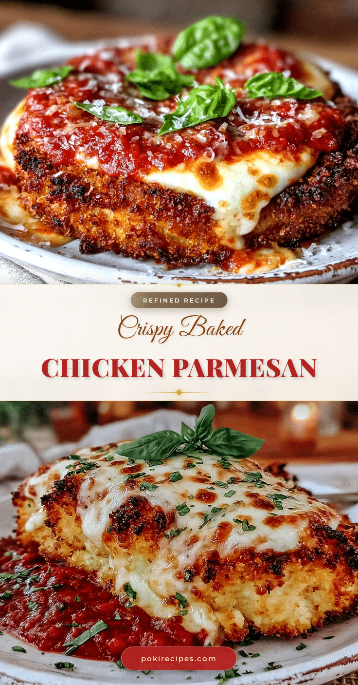 chicken parmesan crispy baked recipe