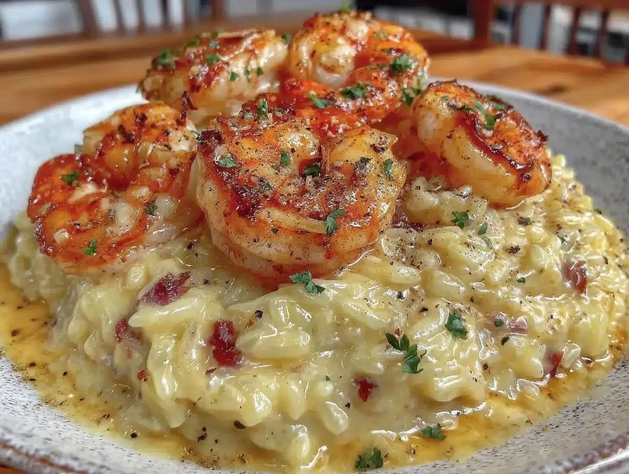 creamy shrimp risotto preparation steps