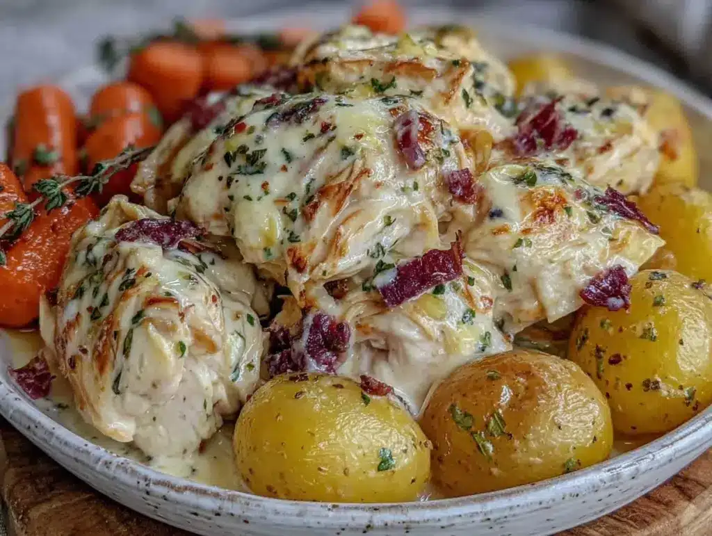 dump ranch chicken crockpot recipe - featured image