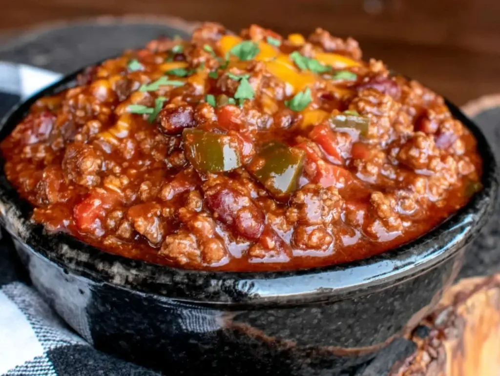 Dutch oven chili for campfire - featured image