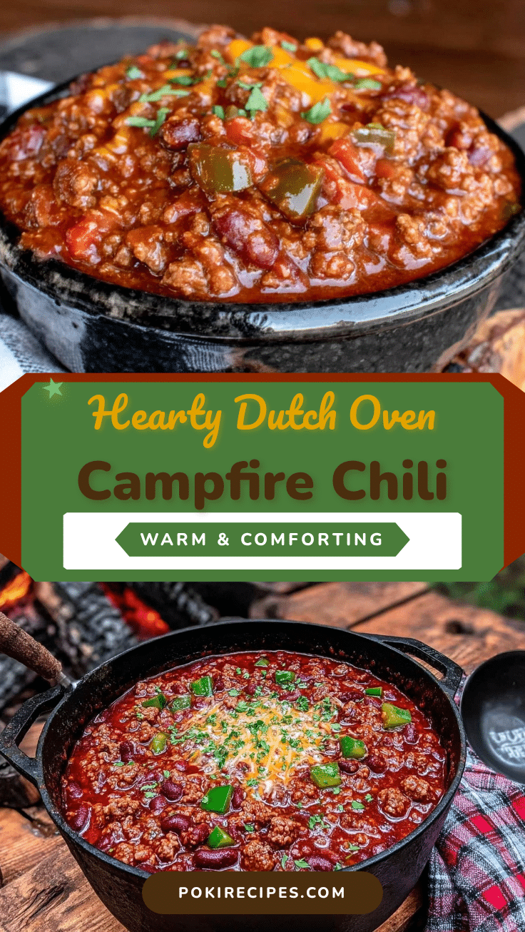 Dutch oven chili for campfire recipe