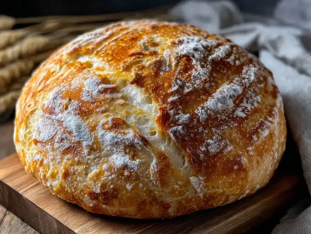 easy fluffy sourdough bread - featured image