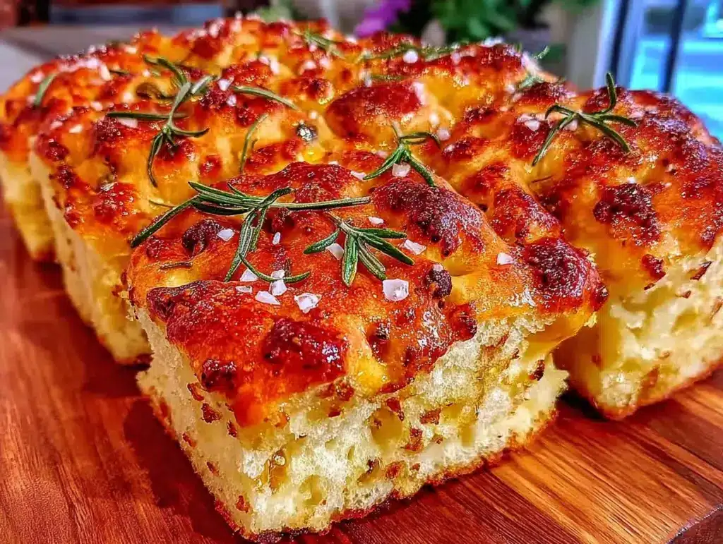 focaccia bread with rosemary - featured image