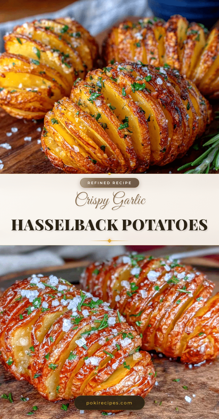 hasselback potatoes with garlic recipe