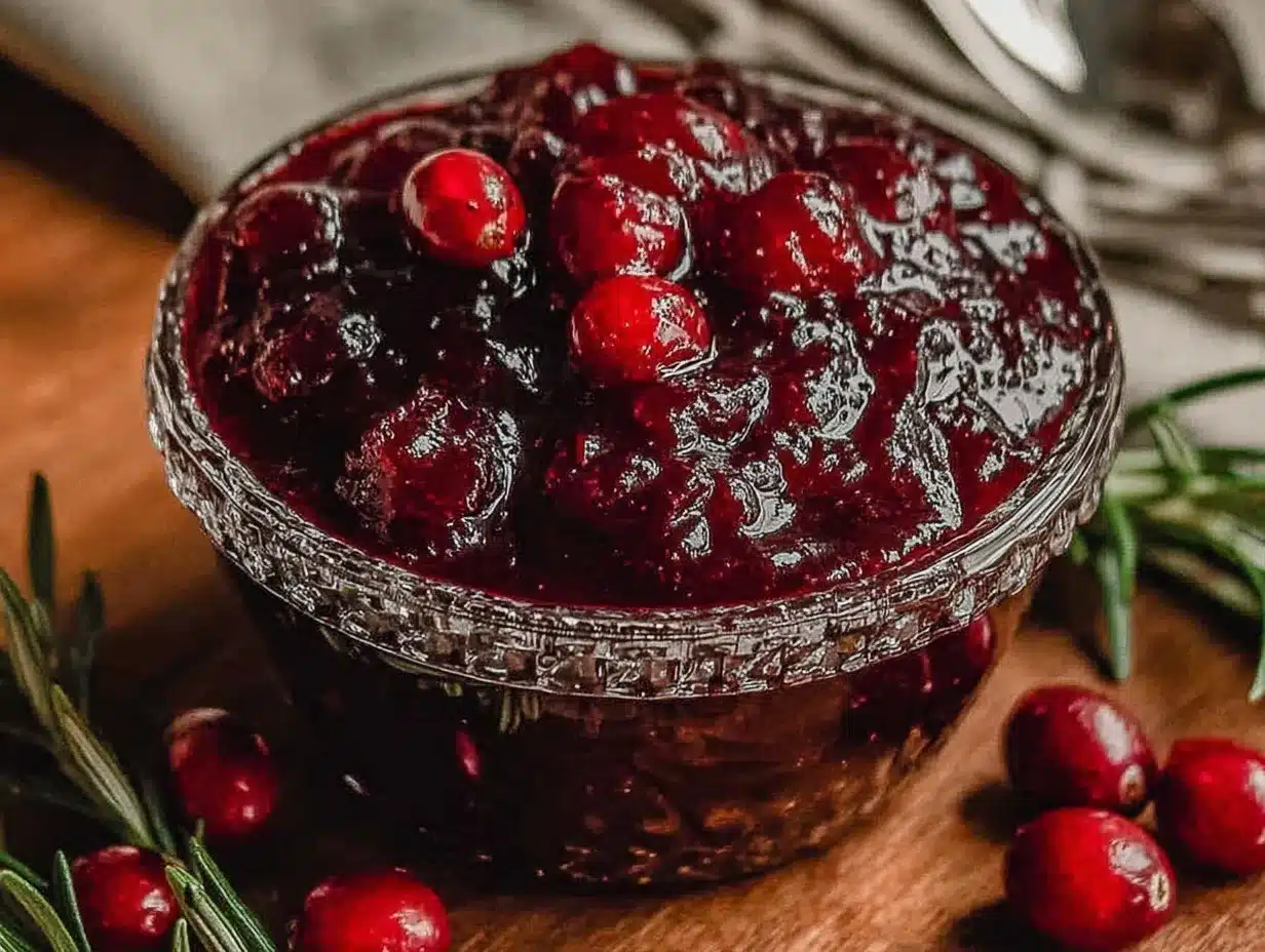 homemade cranberry sauce recipe preparation steps