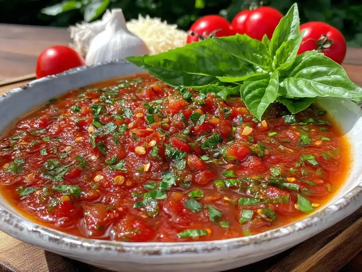 homemade marinara sauce preparation steps