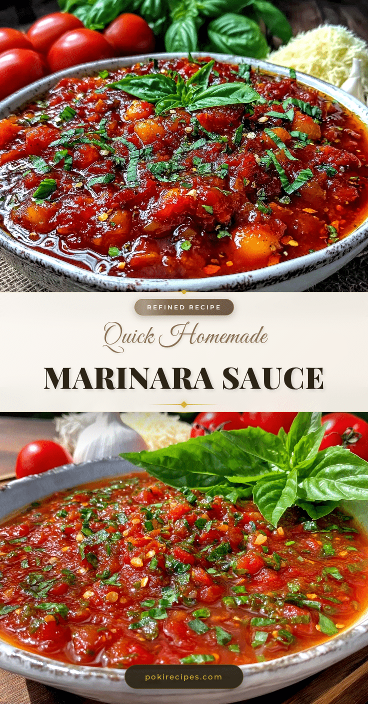 homemade marinara sauce recipe
