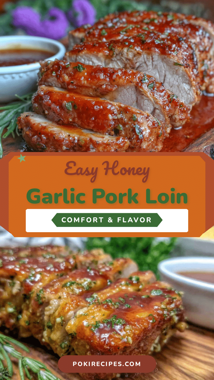 honey garlic pork loin recipe