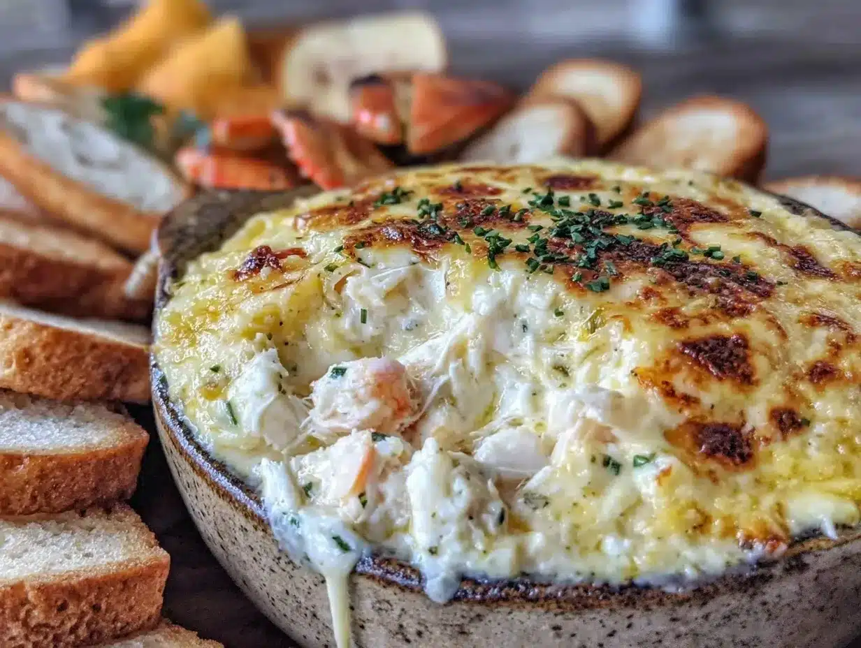 hot crab dip baked preparation steps