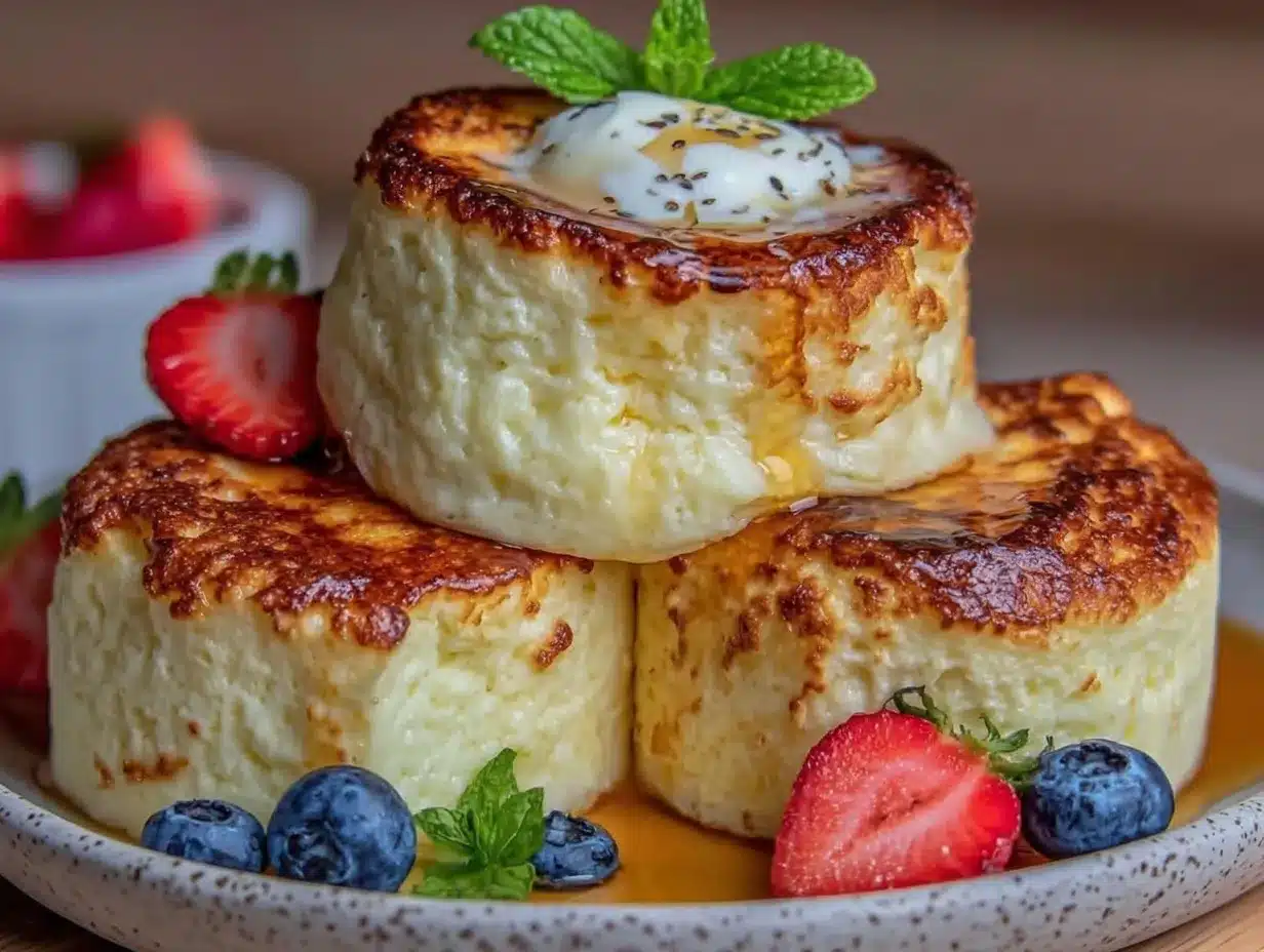 Japanese souffle pancakes preparation steps