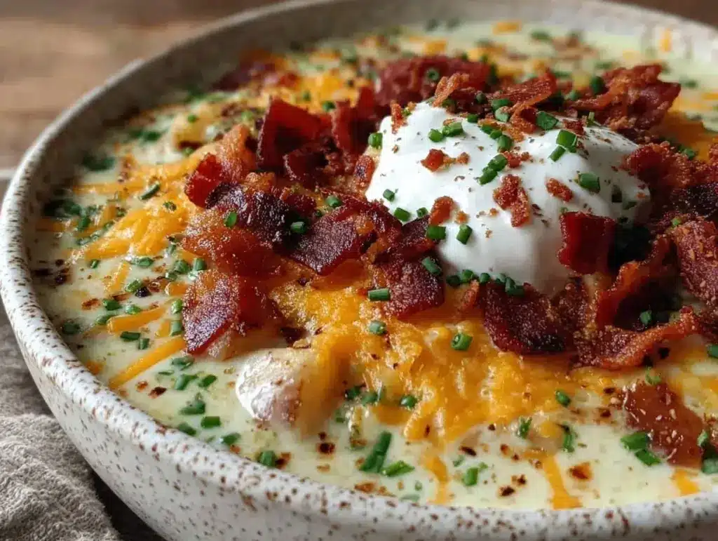 loaded baked potato soup - featured image