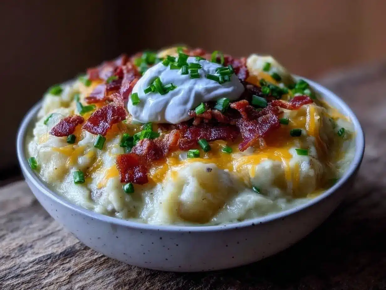 loaded baked potato soup preparation steps