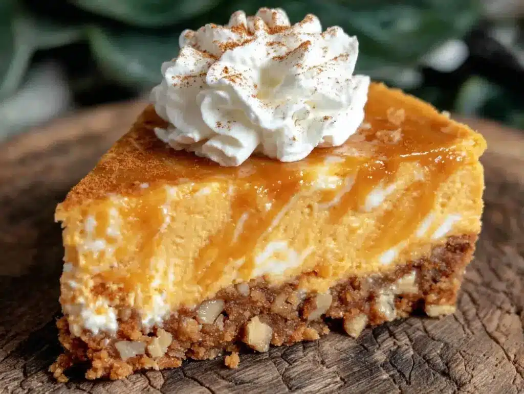 no-bake pumpkin cheesecake recipe - featured image