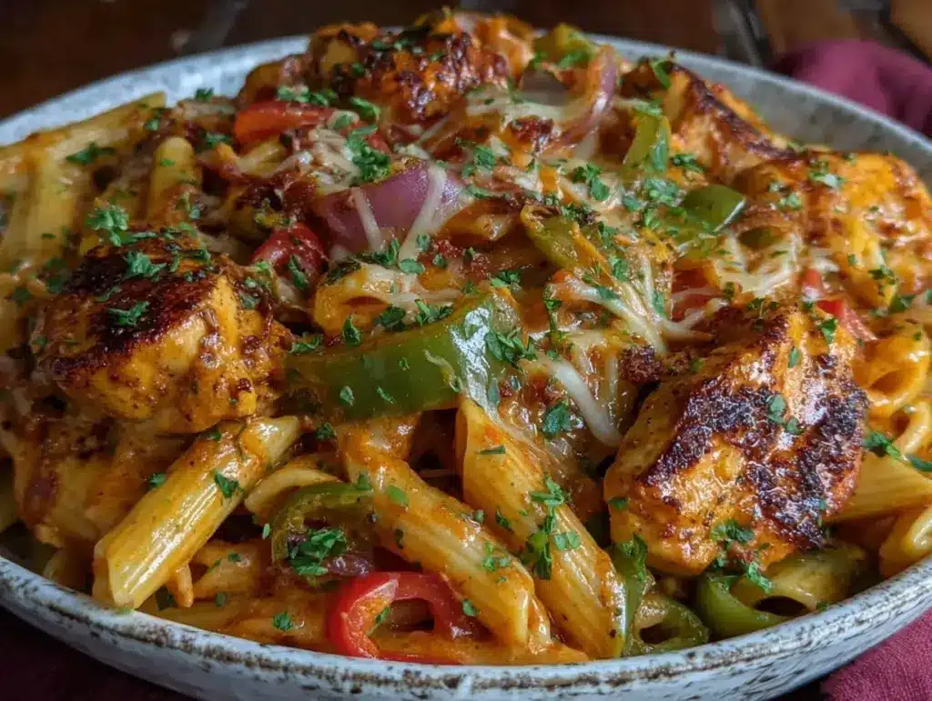 one-pot cajun chicken pasta - featured image