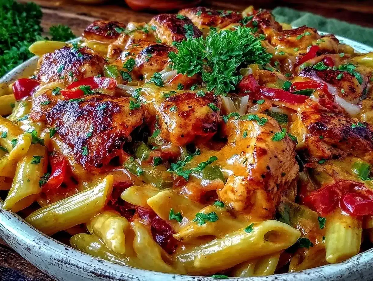 one-pot cajun chicken pasta preparation steps