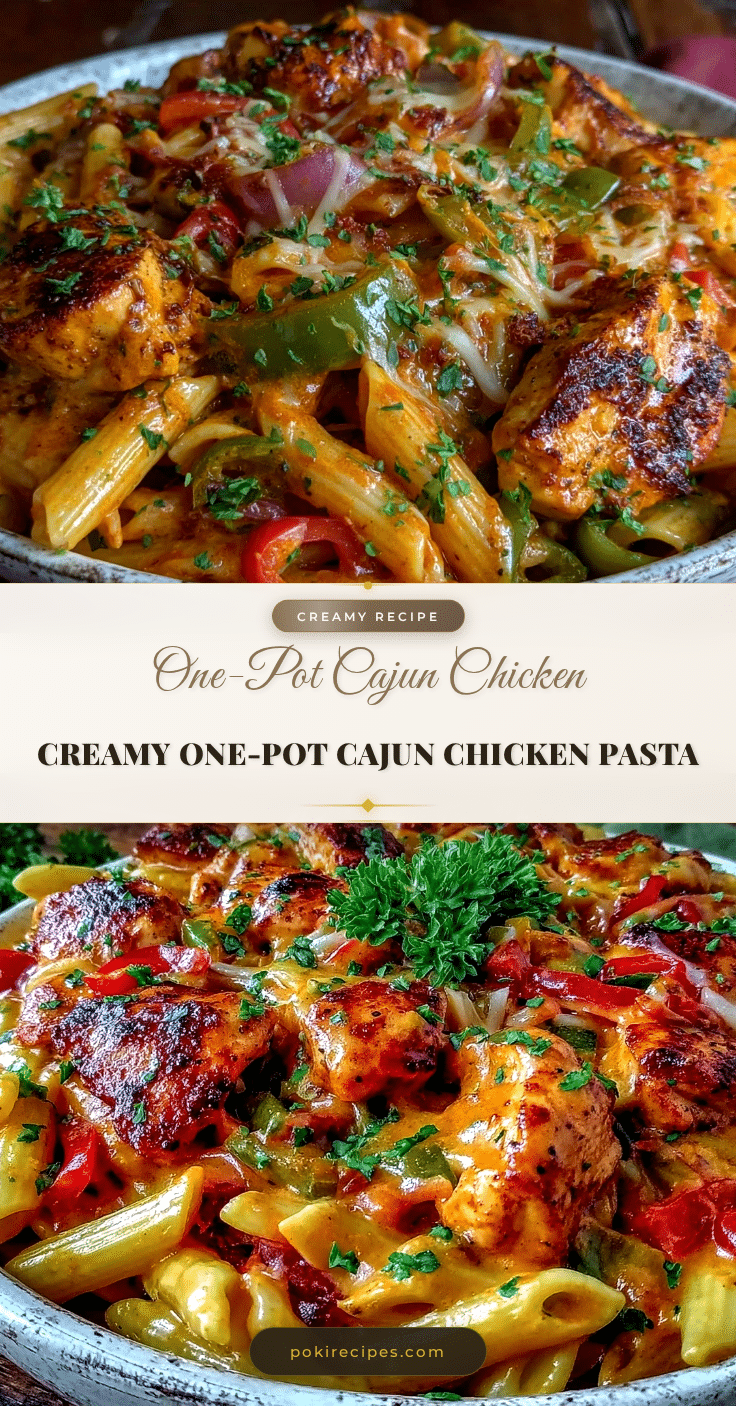one-pot cajun chicken pasta recipe