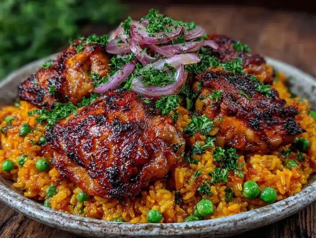 one-pot chicken and rice - featured image