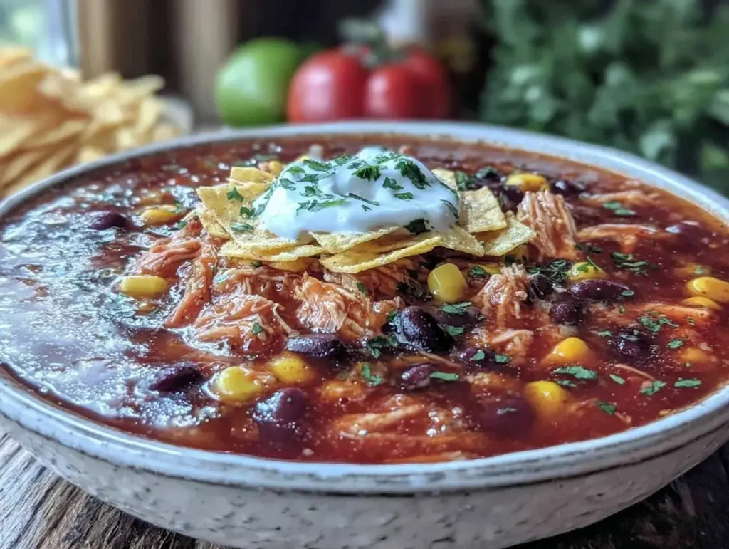 one-pot taco soup - featured image