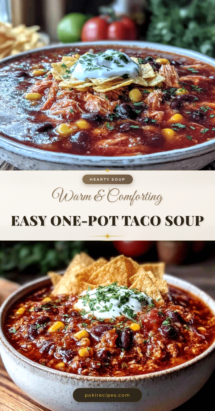 one-pot taco soup recipe
