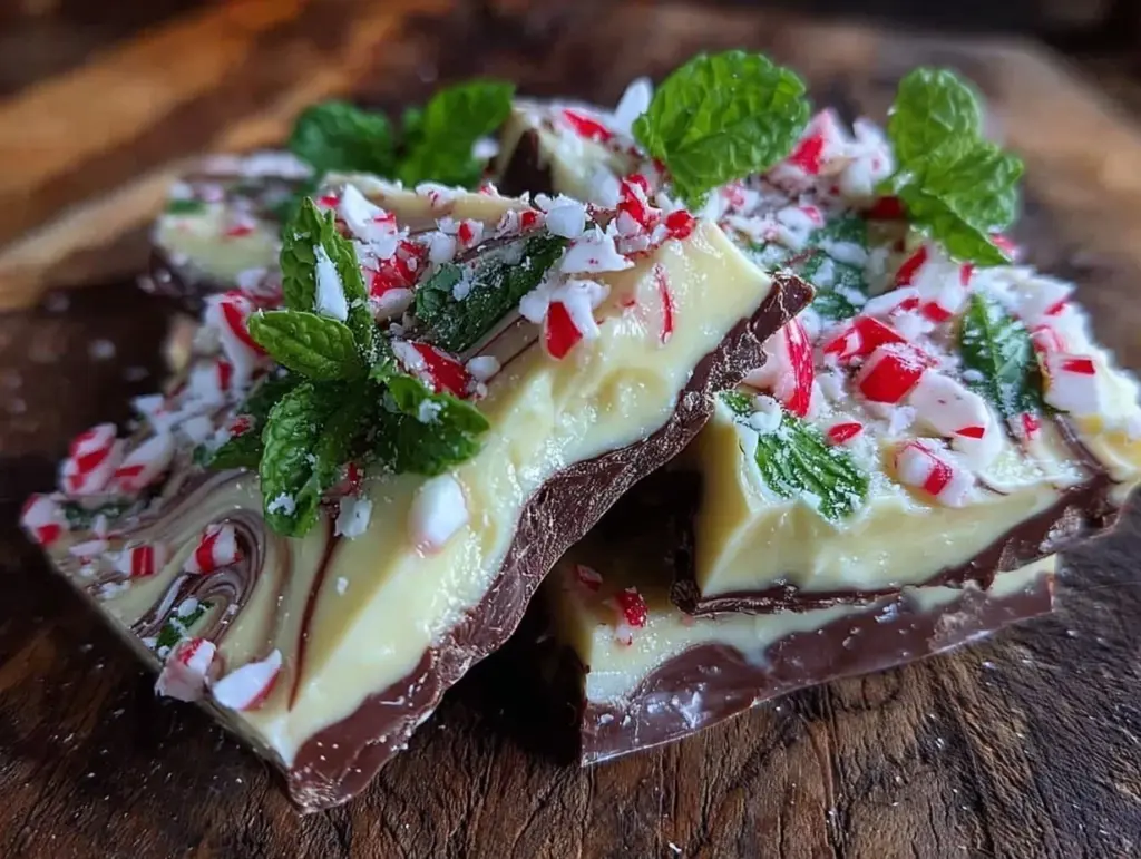 peppermint bark easy recipe - featured image