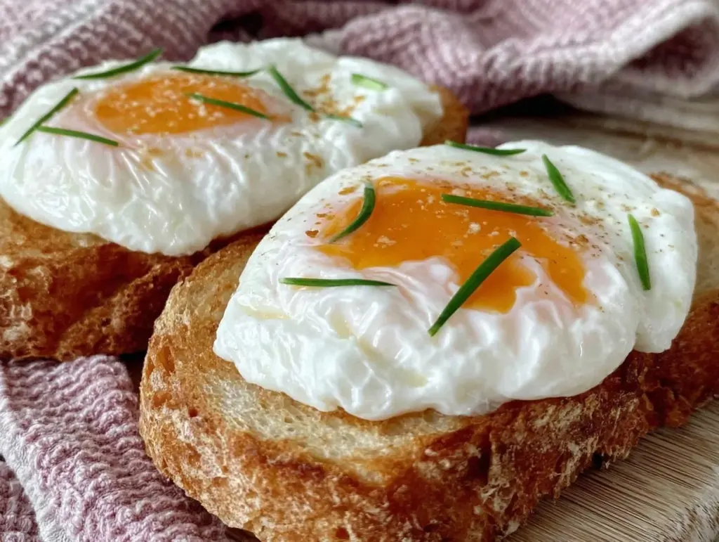 perfect poached eggs recipe - featured image