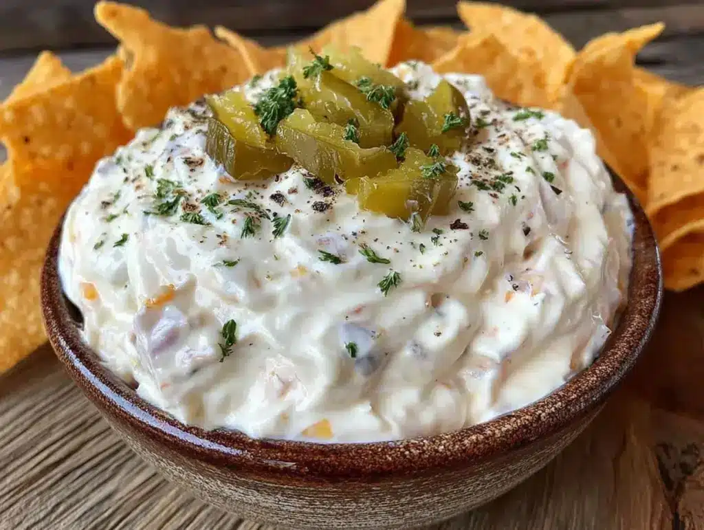 pickle dip with cream cheese - featured image
