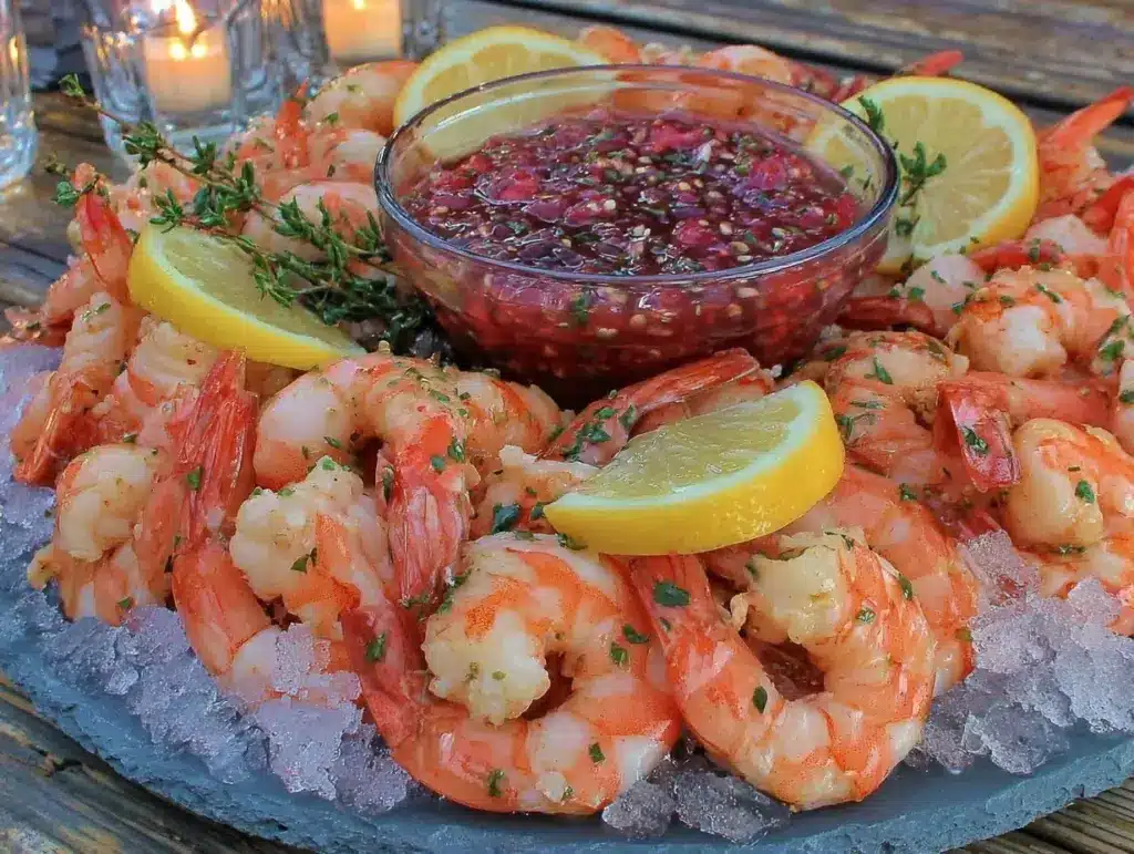 shrimp cocktail platter - featured image