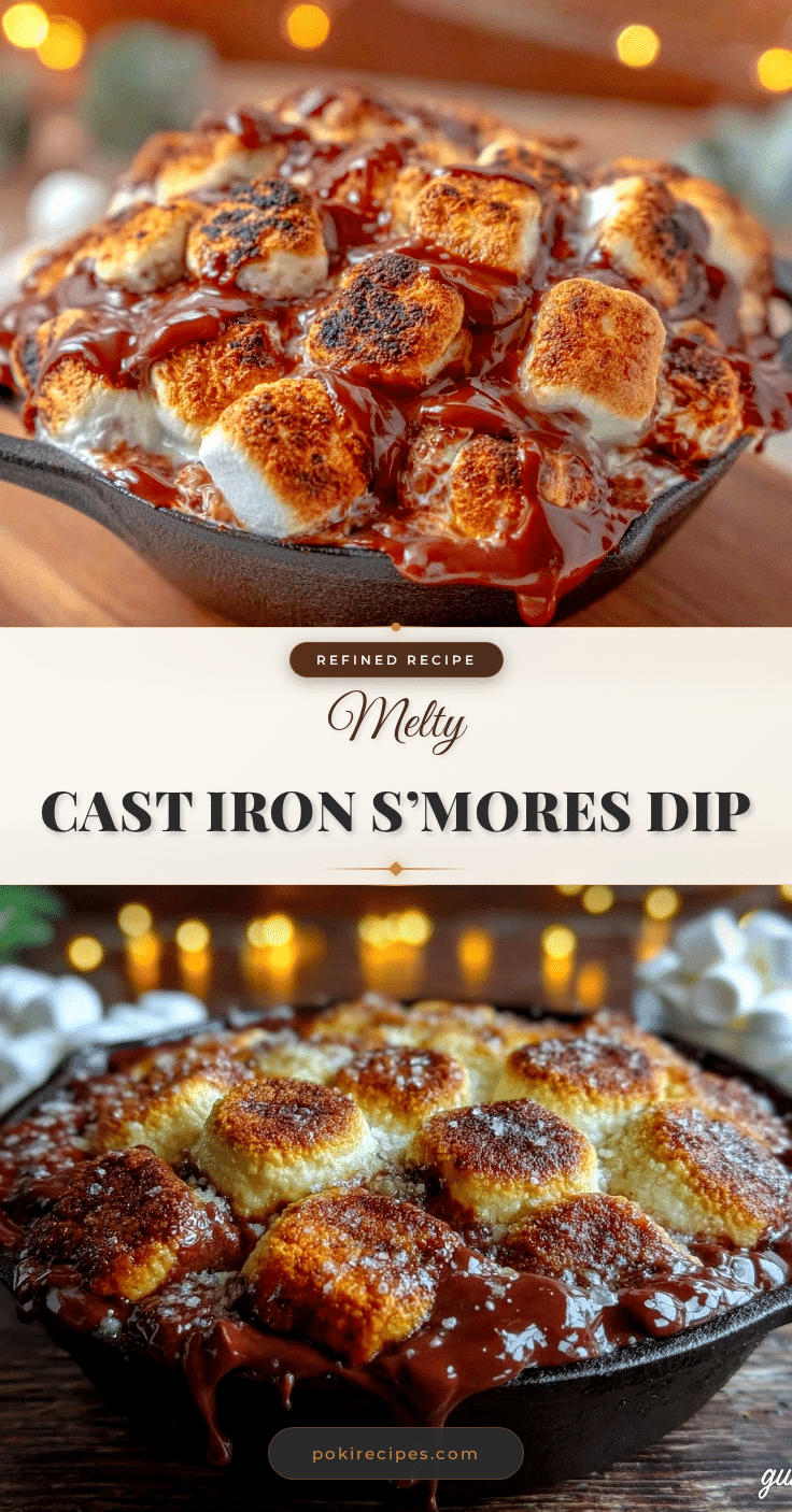 smores dip in cast iron recipe