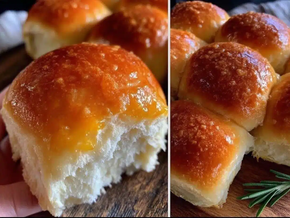 soft fluffy dinner rolls preparation steps
