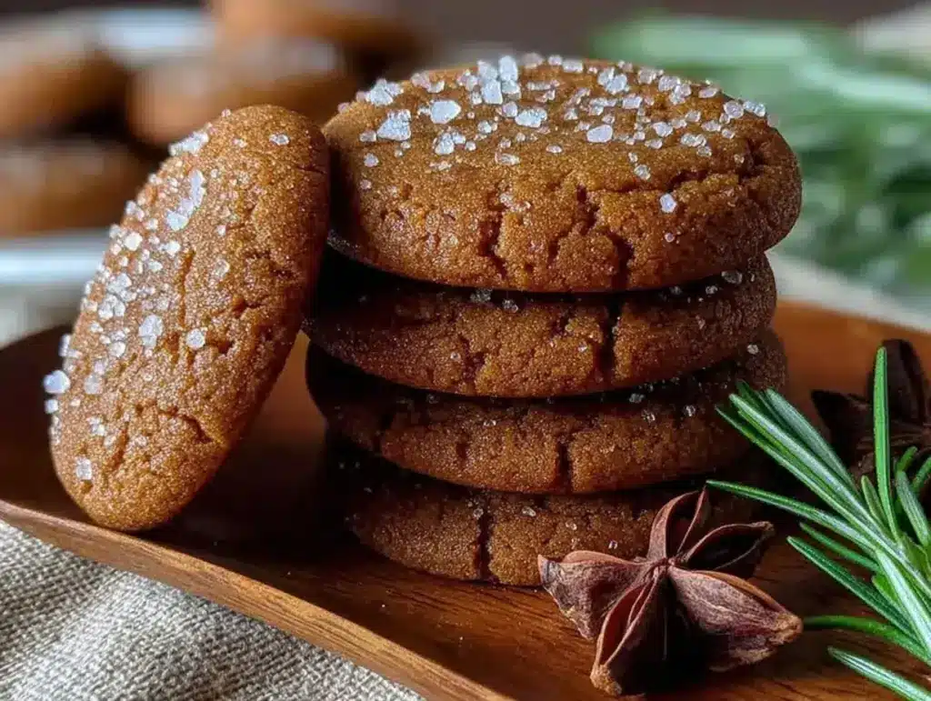 soft gingerbread cookies - featured image