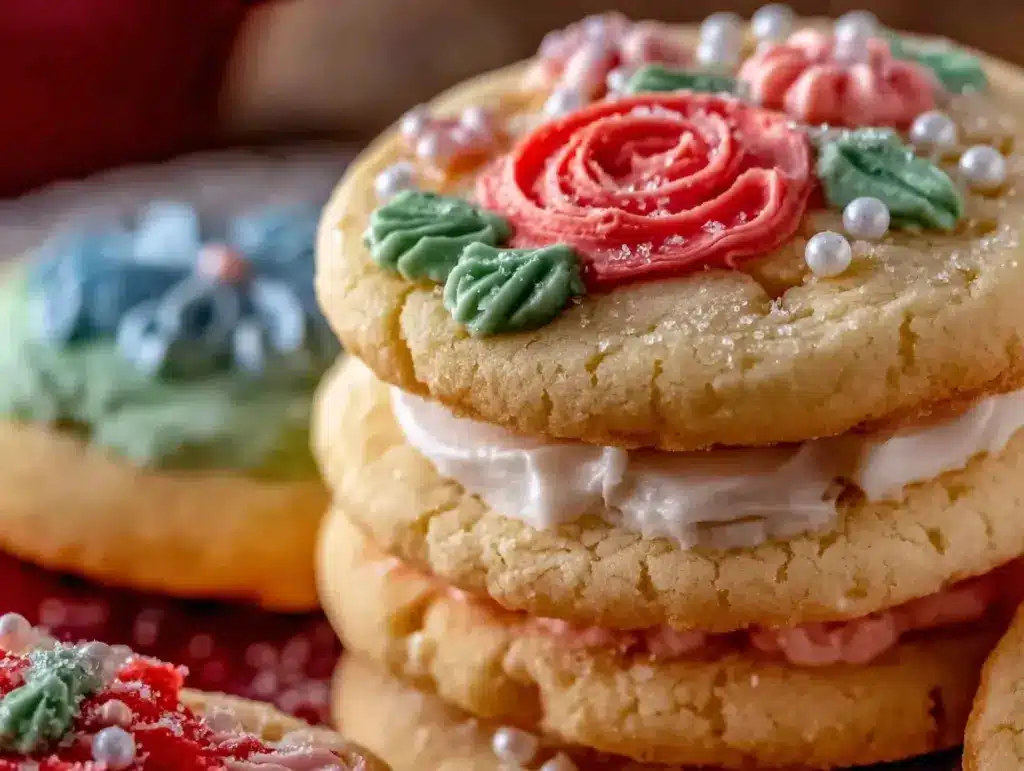 sugar cookies with royal icing - featured image