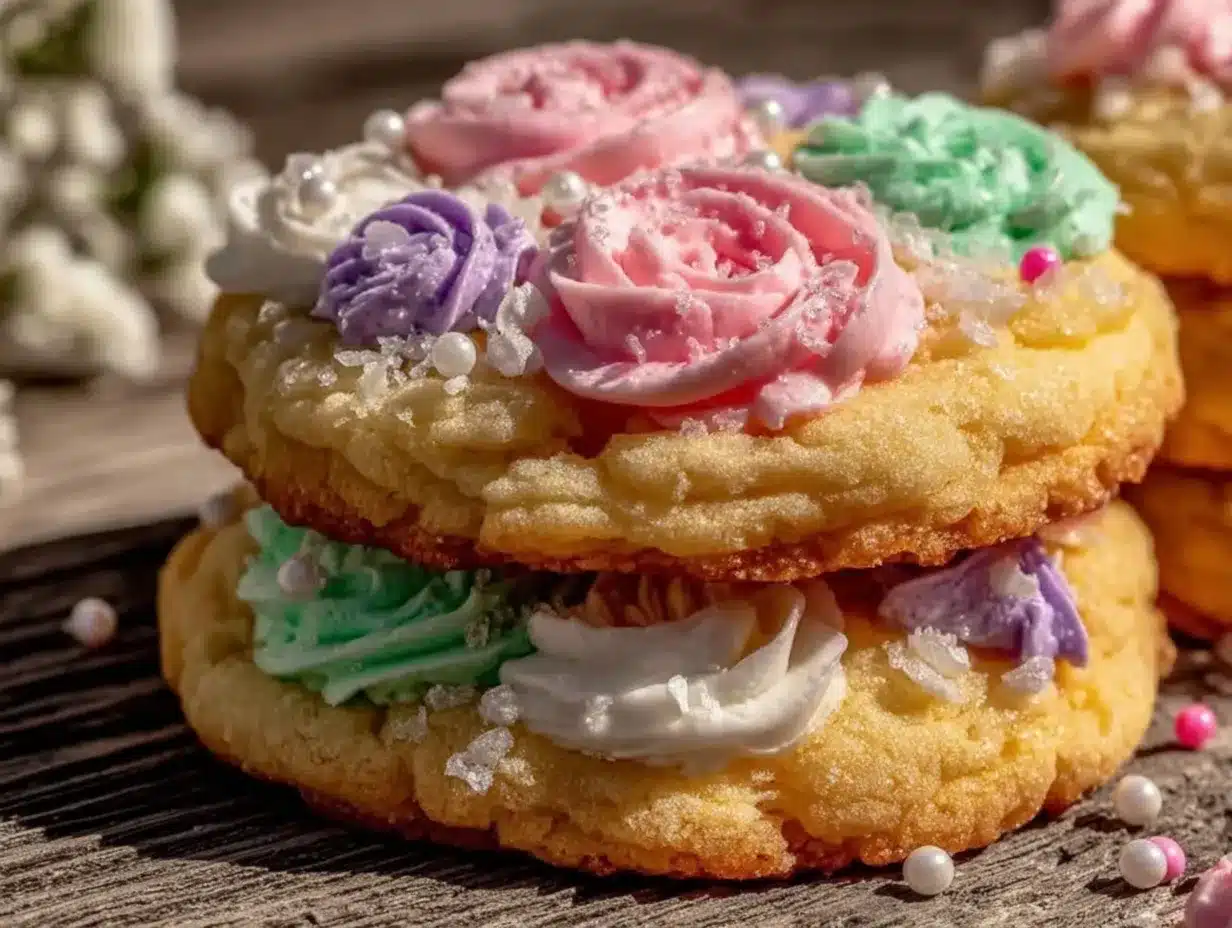 sugar cookies with royal icing preparation steps