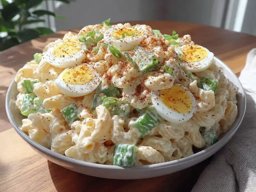 Amish macaroni salad - featured image