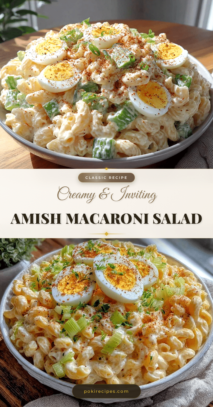 Amish macaroni salad recipe