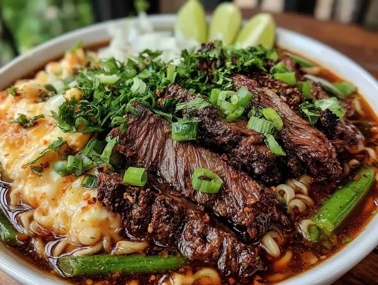 birria ramen preparation steps