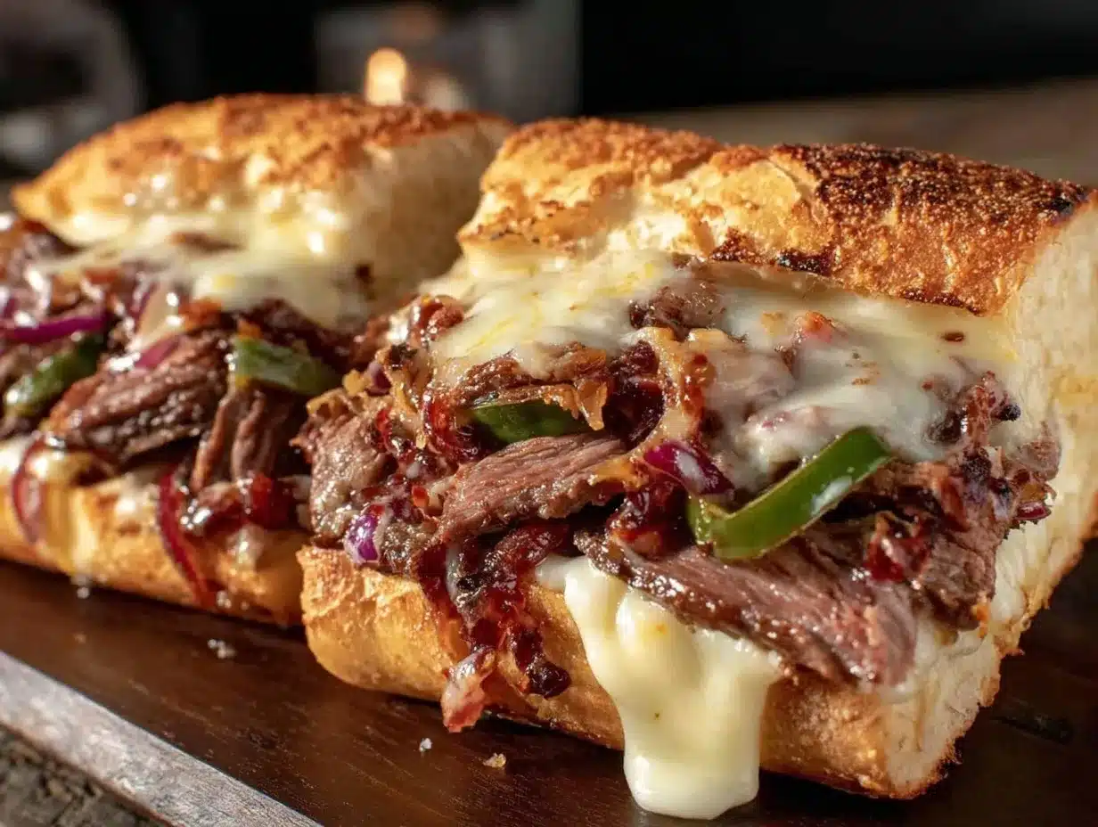 Blackstone Griddle Philly Cheesesteak preparation steps