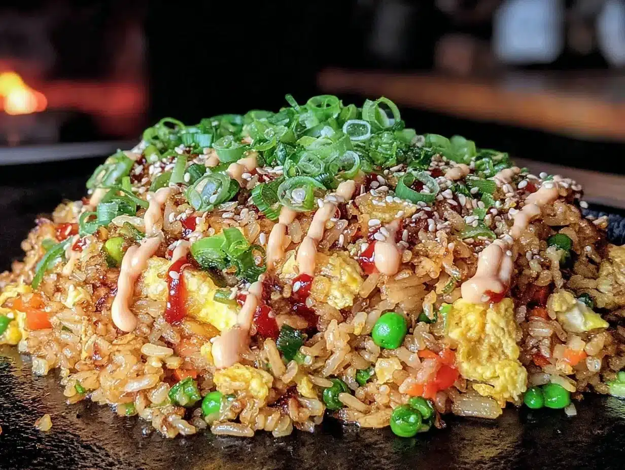 blackstone hibachi fried rice preparation steps