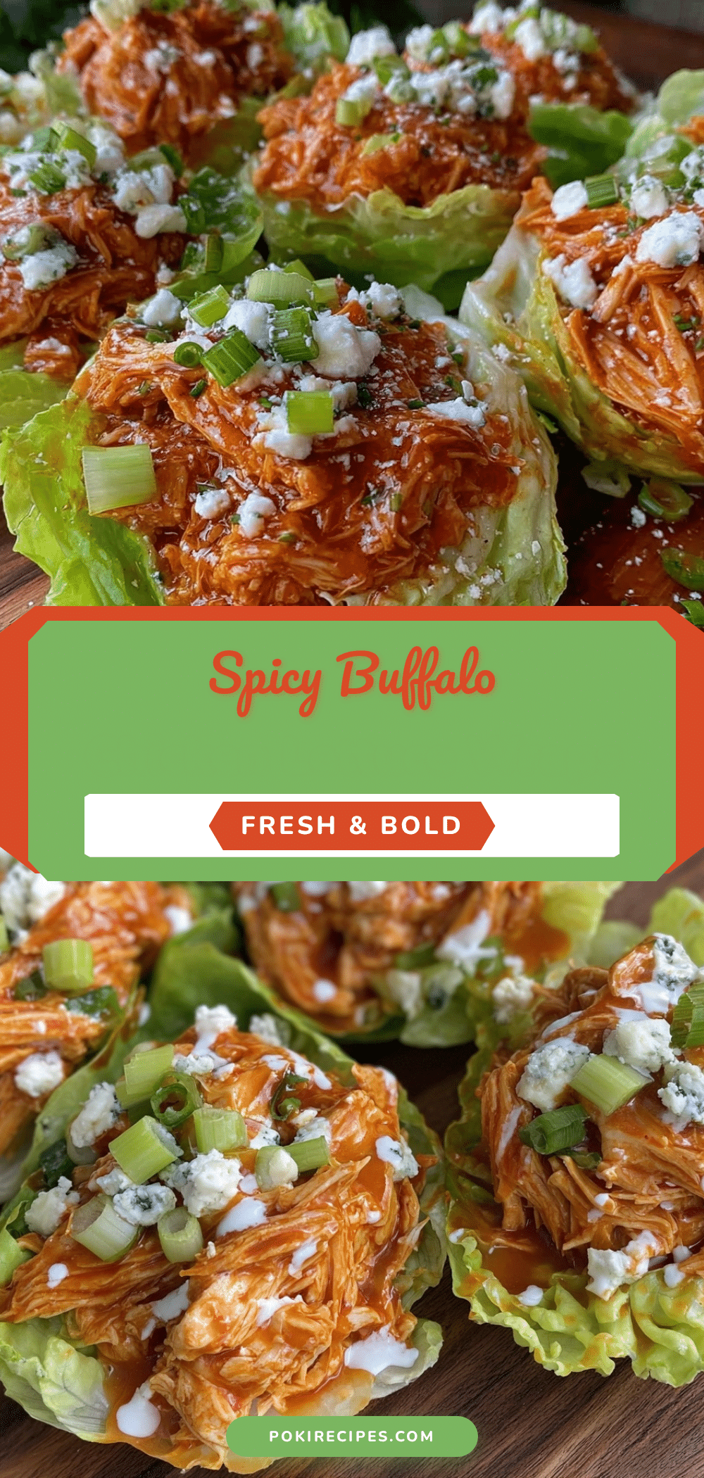 buffalo chicken salad lettuce wraps recipe