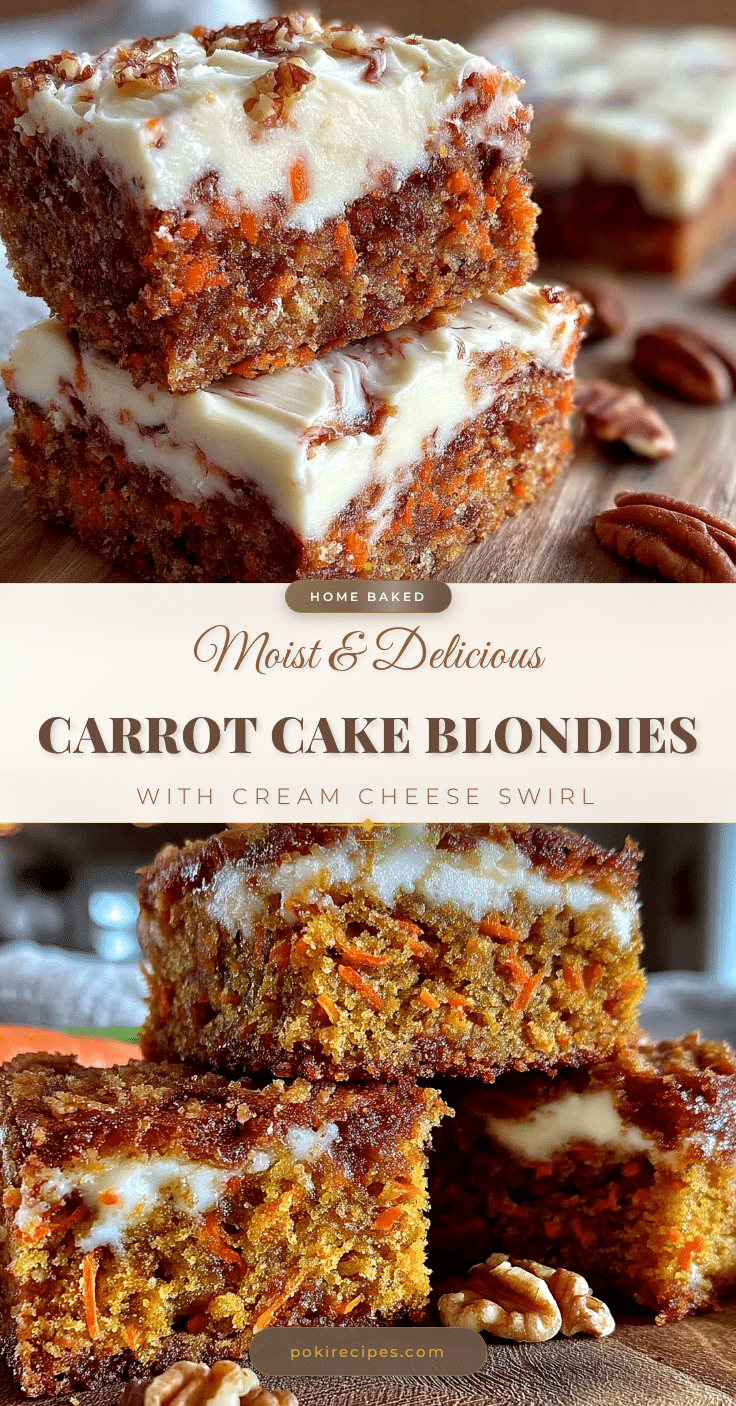 carrot cake blondies recipe