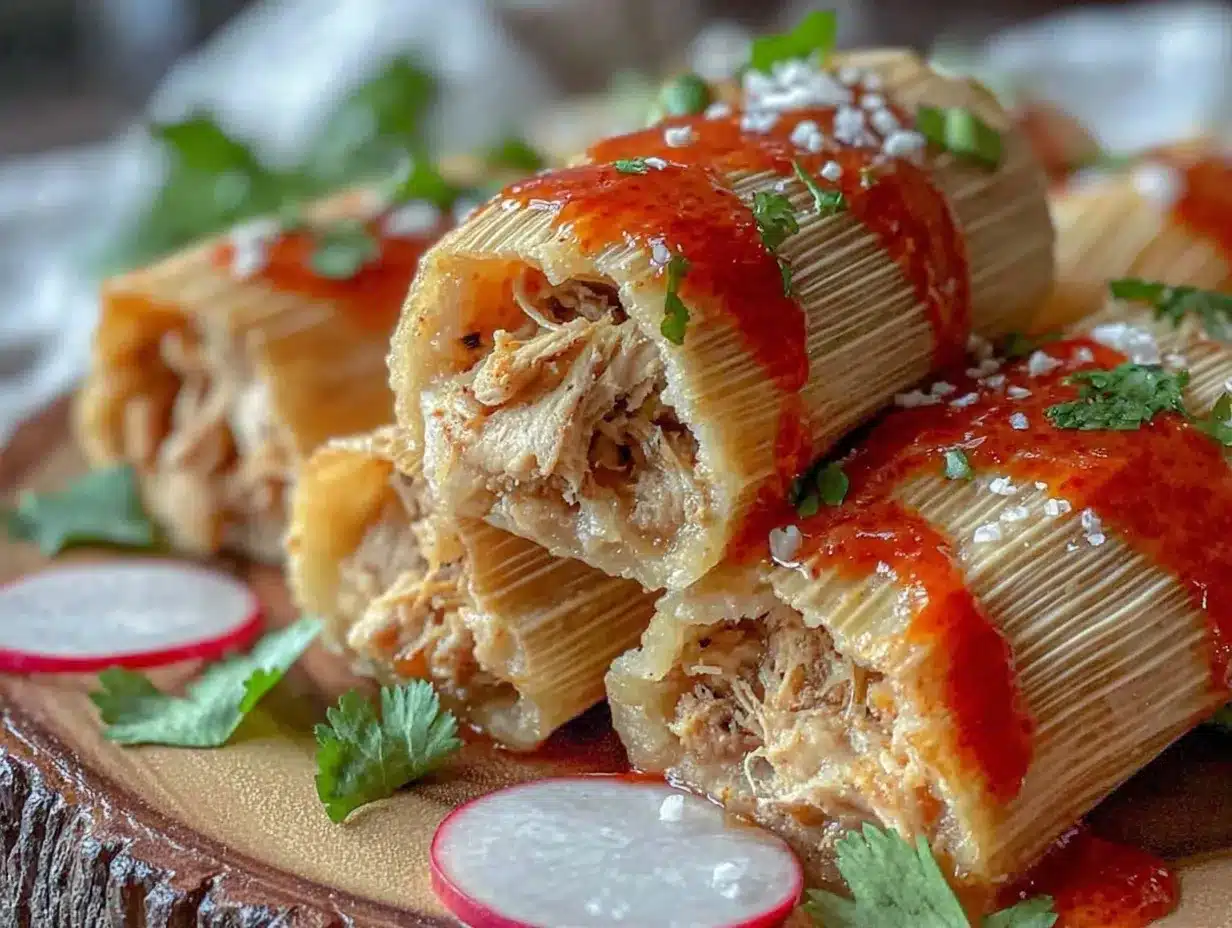 classic homemade chicken tamales preparation steps