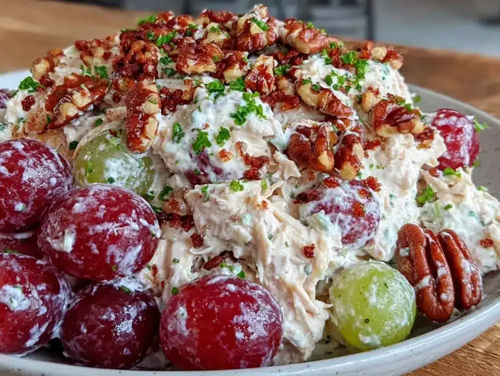 creamy classic southern chicken salad - featured image