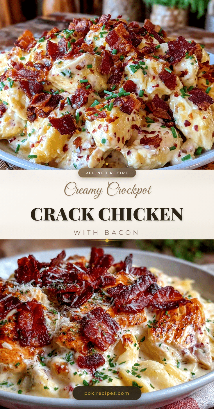 creamy crockpot crack chicken recipe