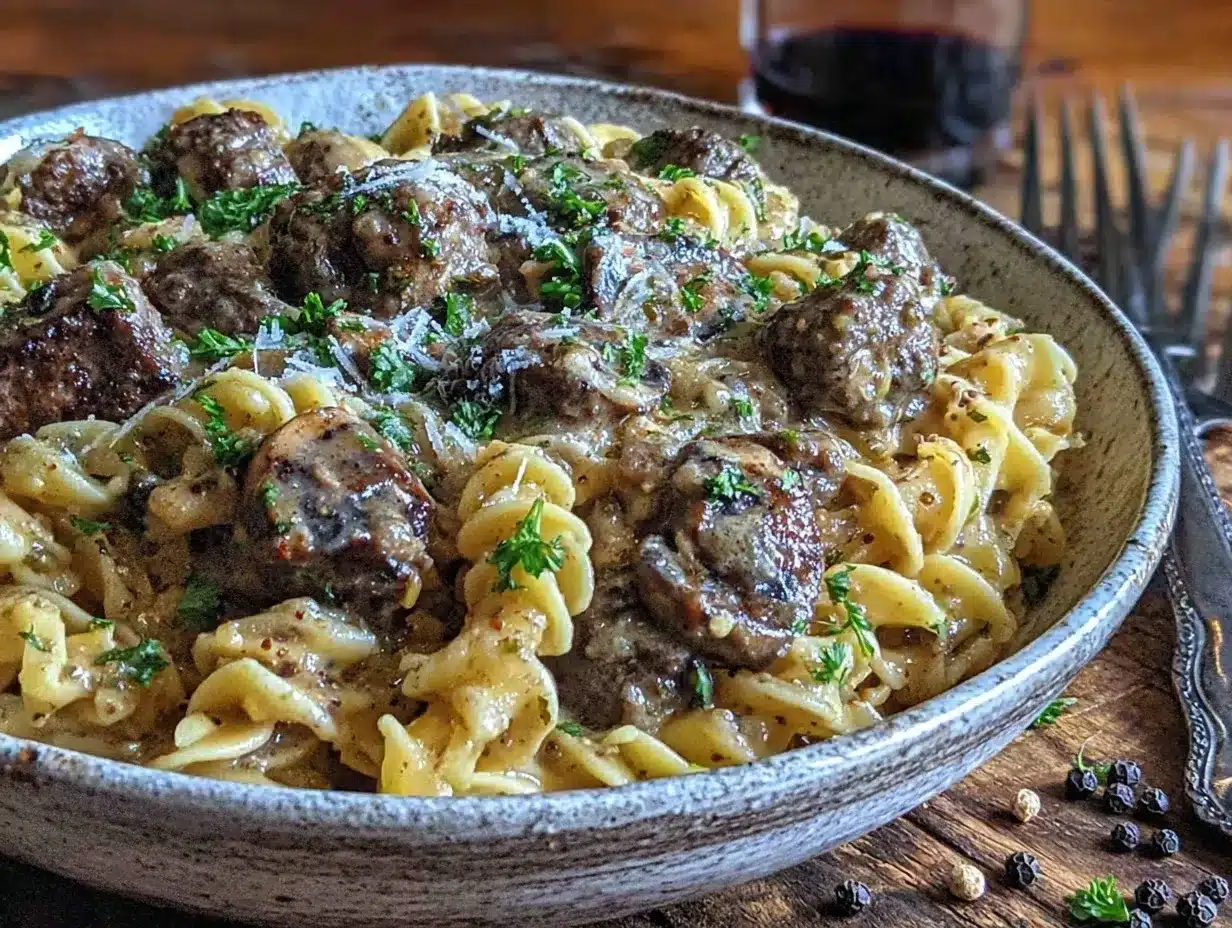 creamy hamburger helper stroganoff preparation steps