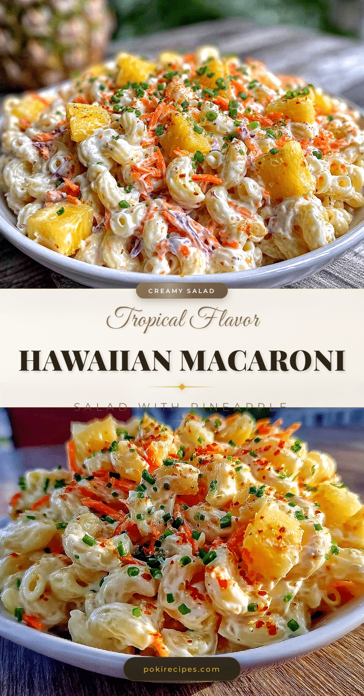 creamy hawaiian macaroni salad recipe
