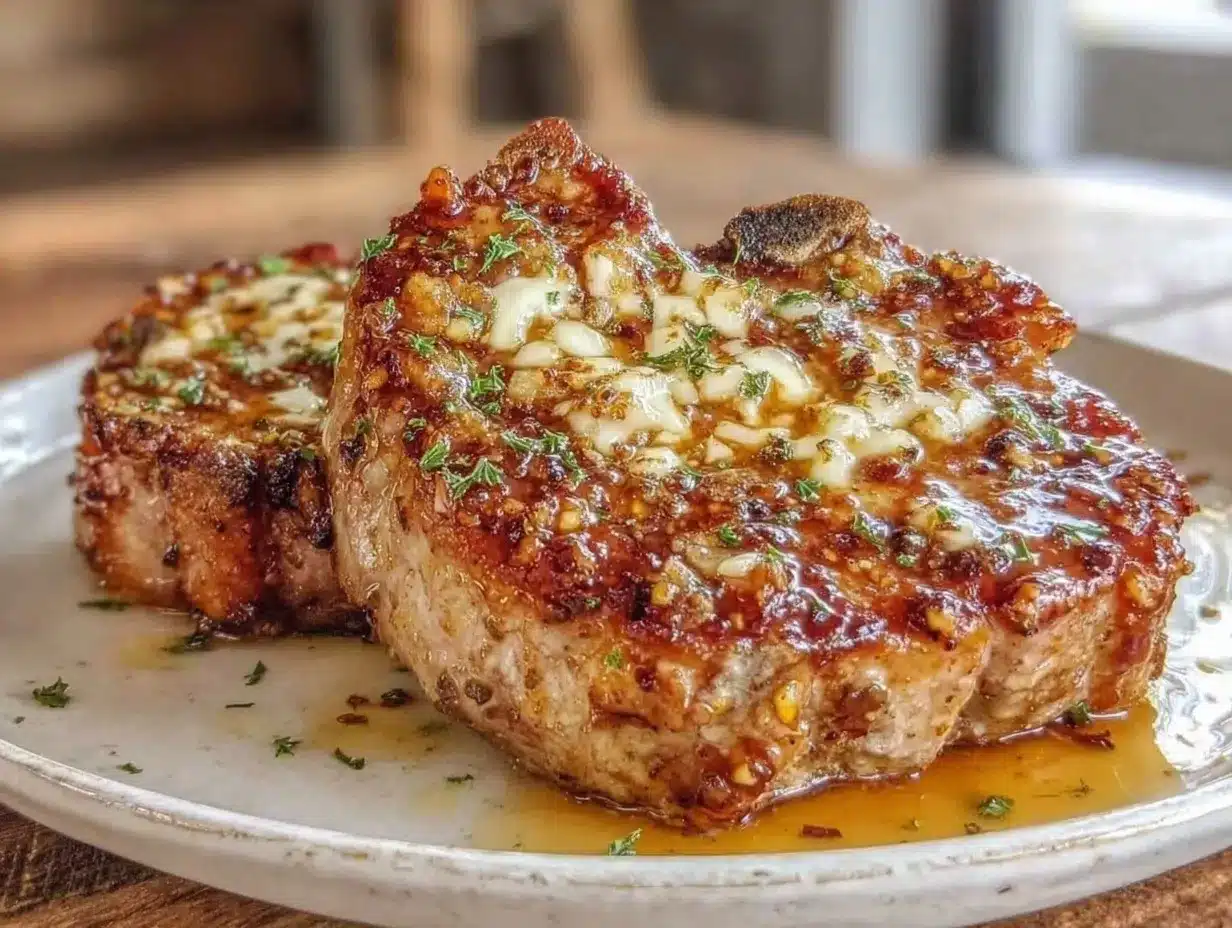crispy air fryer bone-in pork chops preparation steps
