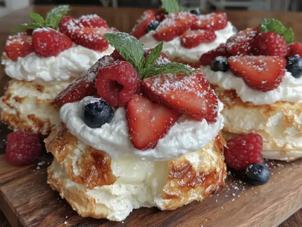 crispy chewy pavlova cookies - featured image