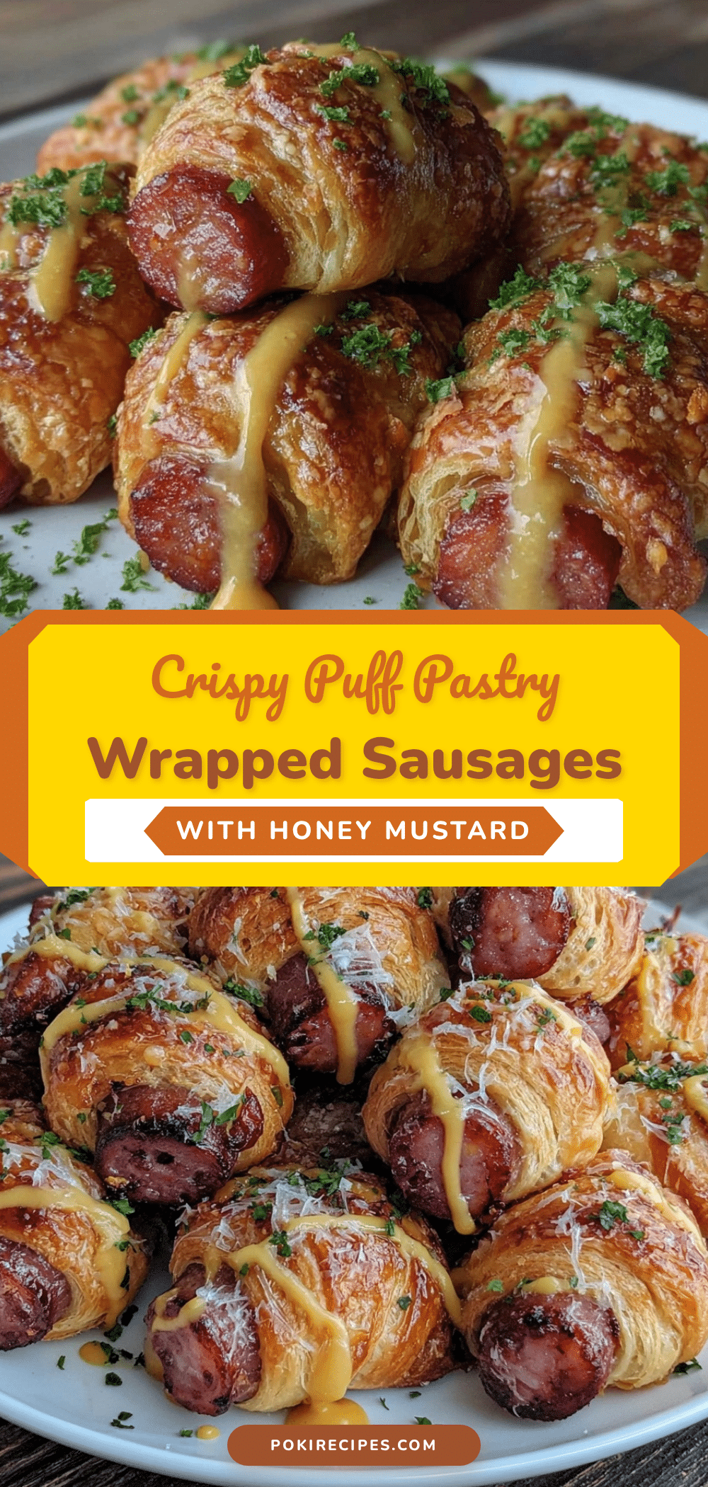 crispy puff pastry wrapped cocktail sausages recipe