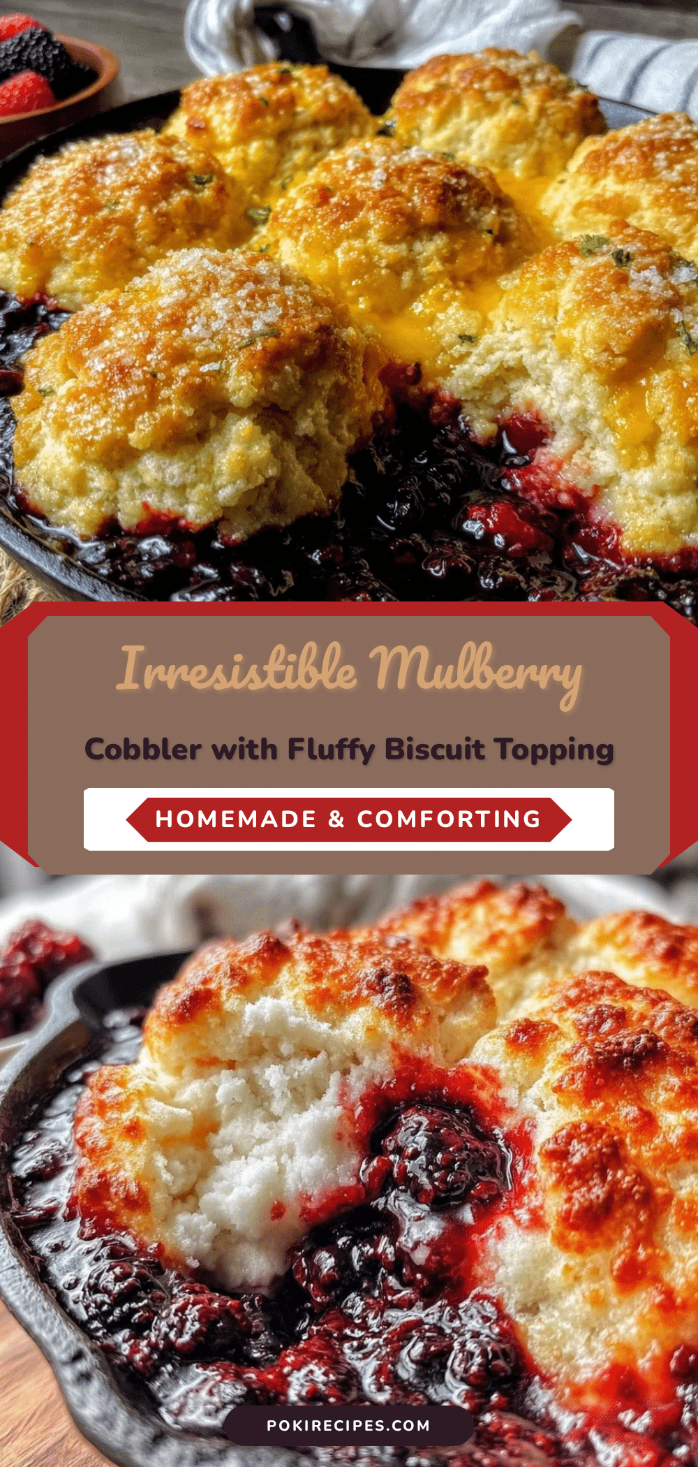 fluffy mulberry cobbler recipe