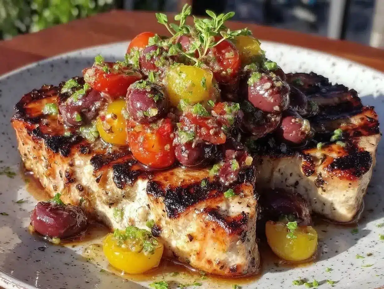 grilled swordfish steaks preparation steps
