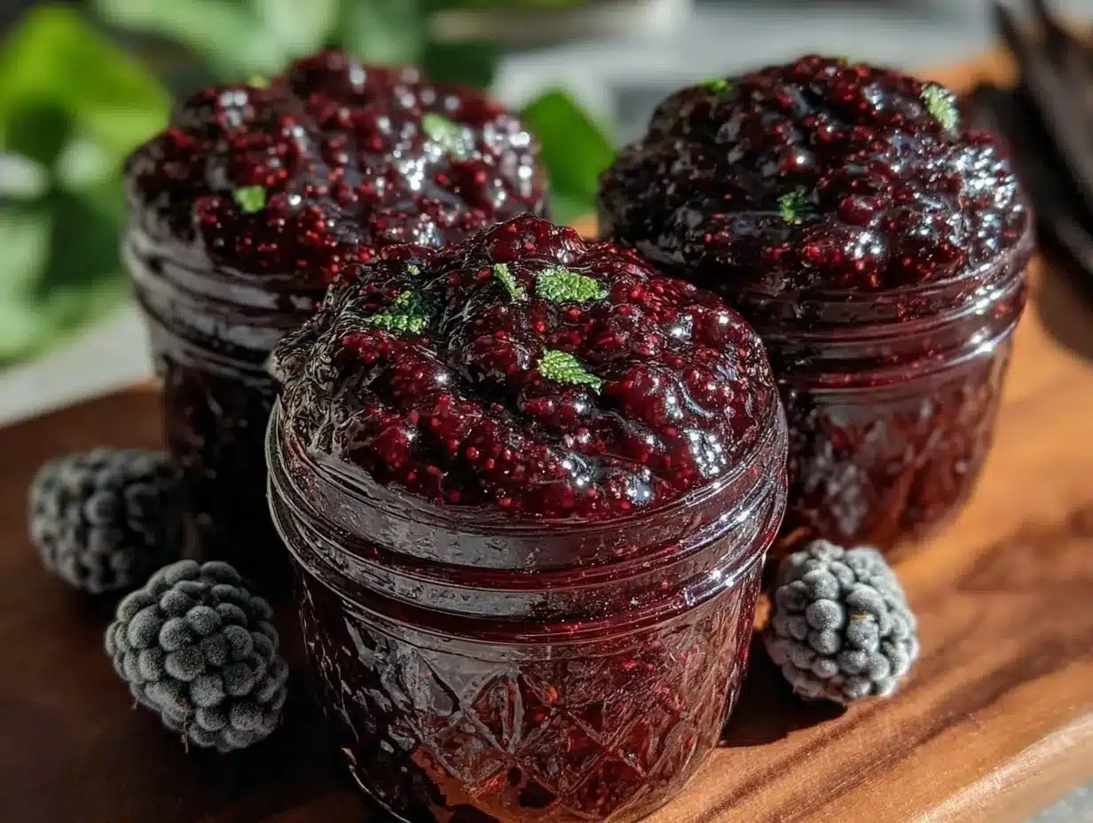 homemade mulberry jam preparation steps